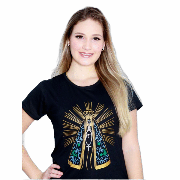 Baby look Religiosa Católica Nossa Senhora Aparecida BS984