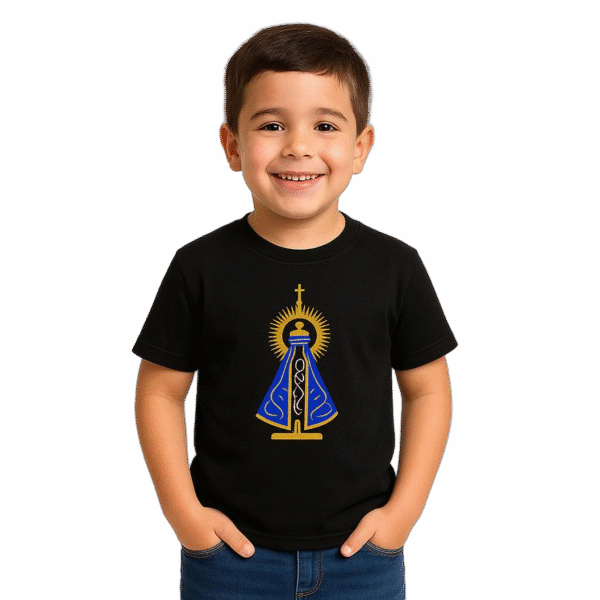 Camiseta infantil Religiosa Nossa Senhora Aparecida CIS3704