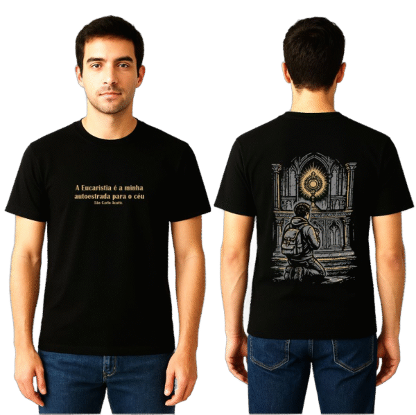 Camiseta Religiosa Católica Carlo Acutis CS3731